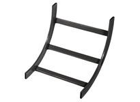 Hubbell Wiring HLI1890B CABLEMGT LAD-RCK INSIDE RD 18"W BK | Industrial Solutions