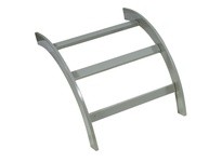 Hubbell Wiring HLO0690G CABLEMGT LAD-RCK OUTSDE RD 6"W GY