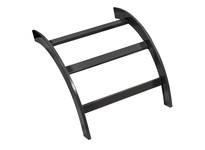 Hubbell Wiring HLO2490B CABLEMGT LAD-RCK OUTSDE RD 24"W BK | Industrial Supplies