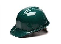 Pyramex HP14035 Green SL Series Cap Style Hard Hat Standard Shell 4-Point Snap Lock SuspensionGreen SL Series Cap Style Hard Hat