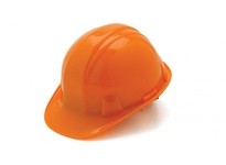 Pyramex HP14140 Orange SL Series Cap Style Hard Hat Standard Shell 4-Point Ratchet SuspensionOrange SL Series Cap Style Hard Hat