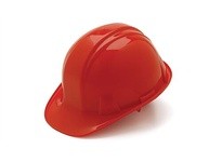 Pyramex HP16120 Red SL Series Cap Style Hard Hat Standard Shell 6-Point Ratchet SuspensionRed SL Series Cap Style Hard Hat Stand