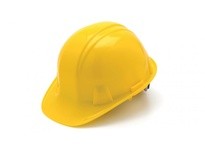 Pyramex HP16130 Yellow SL Series Cap Style Hard Hat Standard Shell 6-Point Ratchet SuspensionYellow SL Series Cap Style Hard Hat