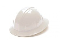 Pyramex HP241 SL Series Full Brim Hard Hat 4-Point Ratchet Suspension | Durable Safety Gear