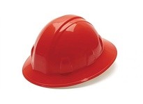 Pyramex HP26120 Red SL Series Full Brim Hard Hat | 6-Point Suspension