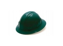 Pyramex HP26135 Green SL Series Full Brim Hard Hat 6-Point Ratchet SuspensionGreen SL Series Full Brim Hard Hat 6-Point Ratchet 