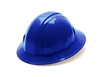 Pyramex HP26160 Blue SL Series Full Brim Hard Hat | 6-Point Ratchet Suspension