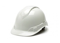 Pyramex Ridgeline HP44110V White Cap Style Hard Hat | Durable & Vented