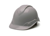 Pyramex Ridgeline HP44112V Gray Cap Style Hard Hat Vented 4-Point Ratchet SuspensionRidgeline Gray Cap Style Hard Hat Vented 4-P