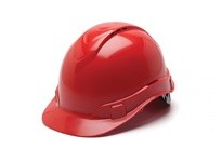 Pyramex Ridgeline HP44120V Red Cap Style Hard Hat Vented 4-Point Ratchet SuspensionRidgeline Red Cap Style Hard Hat Vented 4-Poi