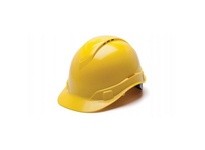 Pyramex Ridgeline HP44130V Yellow Cap Style Hard Hat Vented 4-Point Ratchet SuspensionRidgeline Yellow Cap Style Hard Hat Vented