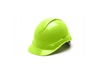 Pyramex Ridgeline HP44131V Hi Vis Lime Cap Style Hard Hat Vented 4-Point Ratchet SuspensionRidgeline Hi Vis Lime Cap Style Hard 