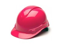 Pyramex Ridgeline HP44170 Hi-vis Pink Cap Style Hard Hat 4-Point Ratchet SuspensionRidgeline Hi-vis Pink Cap Style Hard Hat 4-Po