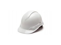 Pyramex Ridgeline HP46110 White Cap Style Hard Hat 6-Point Ratchet SuspensionRidgeline White Cap Style Hard Hat 6-Point Ratchet 