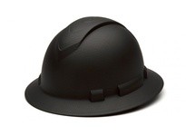 Pyramex Ridgeline HP54117 Black Graphite Pattern Hydro Dipped Hard Hat Full Brim 4-Point Ratchet SuspensionRidgeline Black Graph