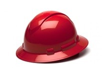 Pyramex Ridgeline HP54120 Red Full Brim Hard Hat 4-Point Ratchet SuspensionRidgeline Red Full Brim Hard Hat 4-Point Ratchet Susp