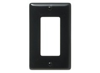 Hubbell Wiring HPS1347BK WALLPLATE 1-G STYLE SW 347V BK