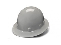 Pyramex HPS24112 Gray SL Series Sleek Shell Hard Hat | Full Brim Safety Gear