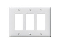 Hubbell Wiring HPS3347W 347V 3 GANG DECORATOR WP- WHITE | Industrial Supplies