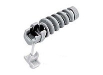 Hubbell Wiring HS1001GPK25 JR CORD CONN SNAPIN .22-.27 GY 25PK