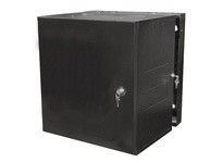 Hubbell Wiring HSQ24S26 CABINET QUADCAB WALLMNT 2'HX26"D SOL BK