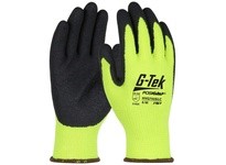 HVG700SLC/M PosiGrip Black Crinkle Latex Palm Green Hi-Vis Liner