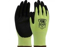 HVG710SNF/XL Barracuda 10 Gauge Hi-Vis HPPE Black Microfoam Nitrile Palm