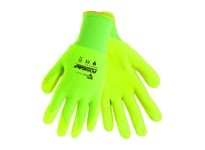 West Chester Hi-Vis Yellow 2XL Cut-Resistant Gloves - Nitrile Foam Palm Coating - HVY715YNF/2XL