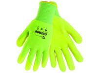 HVY715YNF/S PosiGrip 15 Gauge Hi-Vis Yellow Nitrile Microfoam Air Palm