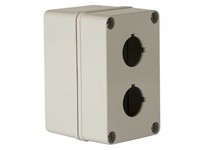 WIEGMANN HW-PN4X2PB-22 N4X 22MM PB ENCL(2-PB)5X3X3 PLYCARB-OPQ