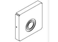 WIEGMANN HW-PVC442 N4X SCREW COVER 4X4X2 PVC-OPAQ | YarinInd