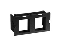 Hubbell Wiring HWM2KBK10 PLATE MODULE WM 2A 2PORT 10PK BK | Quality Supplies