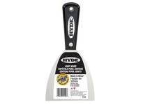 Hyde Tools 01540 Black & Silver Flex Joint Knife 4" Stainless Steel | Durable Tools