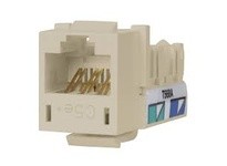 Hubbell Wiring HXJ5ELA25 JACK HXJ CAT5E 8POS UNI A/B LA 25PK