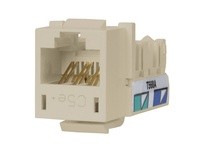 Hubbell Wiring HXJ5EOW JACK HXJ CAT5E 8POS UNI A/B | YarinInd