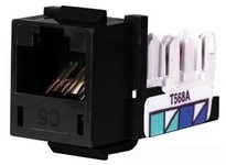 Hubbell Wiring HXJ6BK25 JACK HXJ CAT6 8POS UNI A/B BK 25PK | High-Quality Industrial Supplies