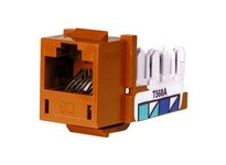 Hubbell Wiring HXJ6OR JACK HXJ CAT6 8POS UNI A/B OR | YarinInd