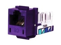 Hubbell Wiring HXJ6P25 JACK HXJ CAT6 8POS UNI A/B PU 25PK