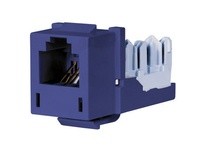 Hubbell Wiring HXJUB JACK HXJ 6POS USOC BL