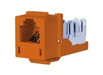 Hubbell Wiring HXJUOR JACK HXJ 6POS USOC OR