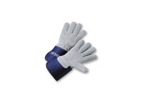 IC9/S IRONCAT Split Cowhide Leather Palm Full Back Kevlar Gauntlet | Durable Work Gloves