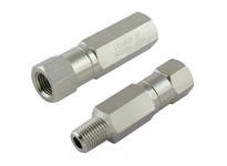 Mako ICS63F3F 3/8" FxF - Inline Check Valve - 6, 000 PSI - 7-9 PSI Crack - 316 Stainless Steel