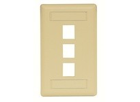 Hubbell Wiring IFP13EI PLATE WALLFLUSH1-G3PORTEI | YarinInd