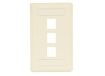 Hubbell Wiring IFP13LA PLATE WALLFLUSH1-G3PORTLA
