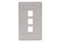 Hubbell Wiring IFP13OW PLATE WALLFLUSH1-G3PORTOW