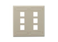 Hubbell Wiring IFP26AL PLATE WALLFLUSH2-G6PORTAL