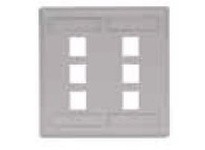 Hubbell Wiring IFP26LA PLATE WALLFLUSH2-G6PORTLA | YarinInd