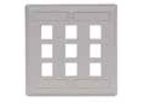 Hubbell Wiring IFP29LA PLATE WALLFLUSH2-G9PORTLA | High-Quality Industrial Supplies