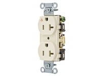 Hubbell Wiring IG20CRLA COMM 20A Side Wired IG Duplex | Industrial Supplies