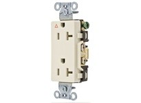 Hubbell Wiring IG20DRLA COMM STYLE LINE S&B WIRED 20A IG DUP LA